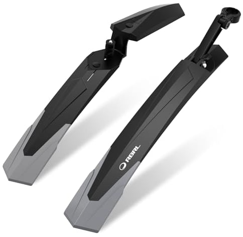 RBRL Bike Mudguard Set for Mountain Bike, Bicycle Fender E-Bike Fender Adjustable Mudguard, Universal Mud Guard for 24-29 inch Bikes