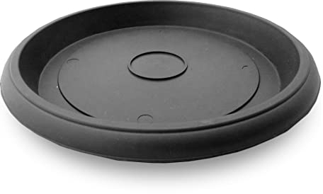 Tildenet Gardenware FPS64-A Soucoupe pour Pot de Fleurs Anthracite 400 mm