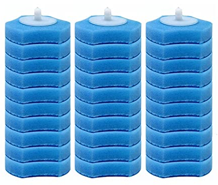 ChuangChi 30 PCS Einweg-Toilettenbürste Ersatzkopf Toilettenbürste Einweg-Nachfüllköpfe Einweg-Ersatzkopf für Toilettenbürste (Ozean Duft)