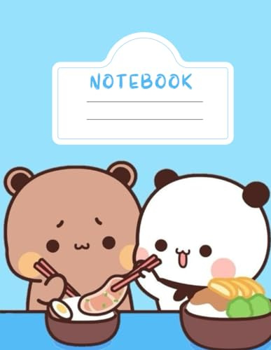 Bubu Dudu Notebook: NoteBook for kids, NoteBook for boys and girls, cute bears book, Panda NoteBook