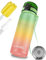 My Vesperbox - Edelstahl Thermos Trinkflasche auslaufsicher - mit Strohhalm oder Sieb - 400 ml, 600ml - BPA FREI - für Kindergarten, Schule (Regenbogen 600ml)