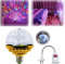 Colorful Rotating Magic Ball Light,Disco Lights Colorful Disco Rotating Magic Ball Light Bulb with Sockets,LED RGB Strobe Party Lamp Bulb,Disco Light Bulb Ball Lamp,Party Lighting Decoration