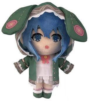 Zhongkaihua DATE A LIVE Niedlicher Anime-Stofffiguren-Anhänger, Himekawa Yoshino, superweich, Cartoon-Plüschfigur, Kissen, abnehmbare Jacke, gefüllte Figur (20 cm)