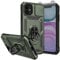 SKTGSLAMY for iPhone 11 Case,with Screen Protectors and Camera Cover,[Military Grade] 16ft.Drop Tested Cover with Magnetic Kickstand Protective Case for iPhone 11 6.1 inch, Olive Green