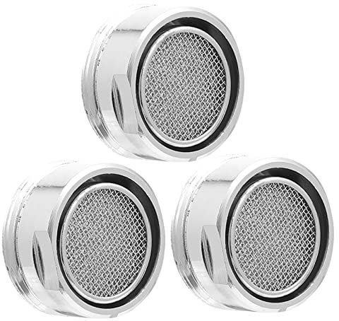 KITANDOVE 3 Pièces filtre de robinet pièces de robinets mitigeurs de lavabo kit de ravivement de robinet de cuisine mixer filtrer filtre d'evier Aérateur de robinet insérer un filtre cuivre