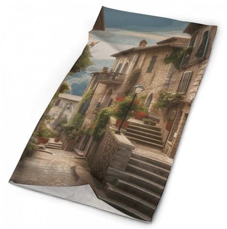 Halstuch für Damen und Herren, Italien, toskanisches Bandana, Sturmhaube, Gesichtsmaske, elastischer Gesichtsschal, winddicht, Kopfwickel, kühlende, atmungsaktive Gesichtsbedeckung für Radfahren, Spor