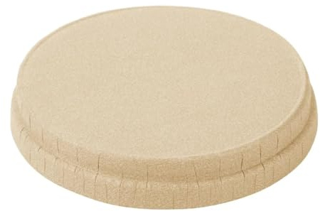 Fiesta Recyclable Paper Lid for Portion Pot (Pack 1000) | Provides a secure, leak-resistant seal for takeaway sauce cups, enhancing eco-friendly credentials in catering.