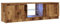 vidaXL TV-Schrank mit LED-Leuchten Altholz-Optik 120x30x36 cm, TV-Möbel, TV-Board, Fernsehtisch, TV-Ständer, Fernsehschrank, Fernsehmöbel, TV-Konsole