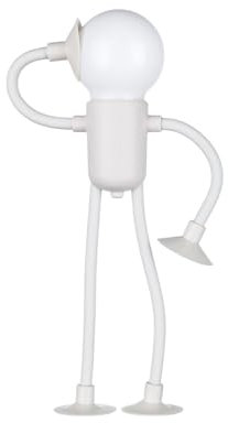 kesurpae Athlete Designs Nachtlicht, lustige Sportler Dekoration mit Saugnapf, PVC Schlafsaal Saugnapf, kleines Mini Nachtlicht, Weiß