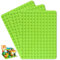 AHEJIOO 3 placas de construcción grandes compatibles con placas Duplo (25,5 x 19 cm), placas básicas clásicas de color verde, para piedras Duplo, juguetes de construcción para niños pequeños, niñas y