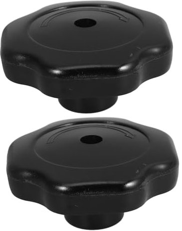 Zerodeko 2 Piezas De Olla a Presion Wok Horno Nobs Utensilios De Cocina Tendencias Manejar Instante Olla Caliente Eléctrica Tapa Olla De Vapor Black El Plastico