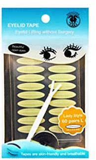 Sodacoda Augenlid Tape - Schlupflid Lifting ohne OP - Augen-Lid Aufkleber für Schöne Augen - (Lady-L 1x)