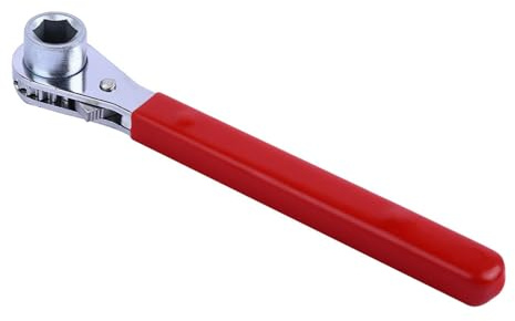 Ratchets Wrenches for Car Truck Battery Terminals 5 / 16in 0.4in Head with 1 / 2inches Socket Antistatic Handle Top Side Post Battery Wrenches Tool