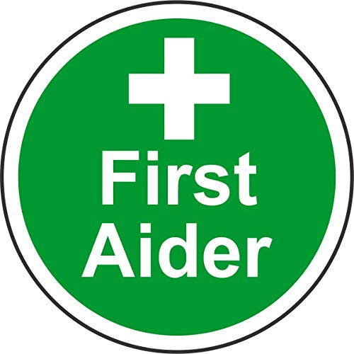 Lotusworld - Cartello di Primo Soccorso, Segnale di Avvertimento in Metallo, 30,5 x 30,5 cm