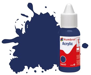 Humbrol DB0015 Acrylfarbe Nr. 15 Mitternachtsblau – glänzend