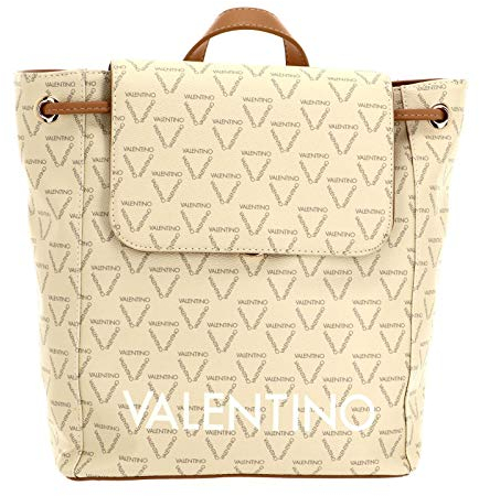 Valentino Bags Womens LIUTO Backpack, Ecru/Multi