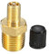 ihreesy 1/4 Zoll NPT Messing Luchtcompressor,Messing Reifen Luftkompressor Autoventil Tank Füllventile Prüfventil Reifenventil Felgenventile für Auto LKW PKW Onecolor