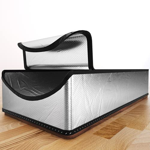 LEMOONE Attic Stairs Insulation Tent 25x54x11, R-Value 15.5, Class A Fireproof, Kit Includes Attic Hatch Insulation Cover