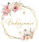 Grandora Türaufkleber Badezimmer mit Blumen I Motiv 15 I Wandsticker selbstklebend WC Wandaufkleber Toilette Wandtattoo Bad Aufkleber Sticker DL446-15