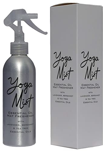 YOGA MIST - Natural Yoga Mat Freshener & Room Spray with Lavender, Tea Tree and Bergamot essential oils. Fresh and relaxing scent. Keep your exercise mat smelling great.