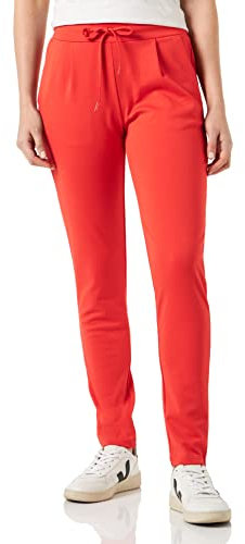 ICHI IHKATE PA2 Damen Sweathose Sweatpants Relaxhose mit Stretch Schmaler Schnitt mit Elastikbund, Größe:S, Farbe:Poppy Red (171664)