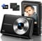 IWEUKJLO Digital Camera, Kids Camera with 32GB Card FHD 1080P 44MP Vlogging LCD Screen 16X Zoom Compact Portable Mini Rechargeable Gifts for Students Teens Adults Girls Boys-Black, (DC403Black)