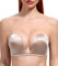 DotVol Damen Trägerloser BH Push Up Tief U Bra Gepolstert Rückenfrei Bra mit Abnehmbare Träger unsichtbar Multiway BH(75C,Beige)