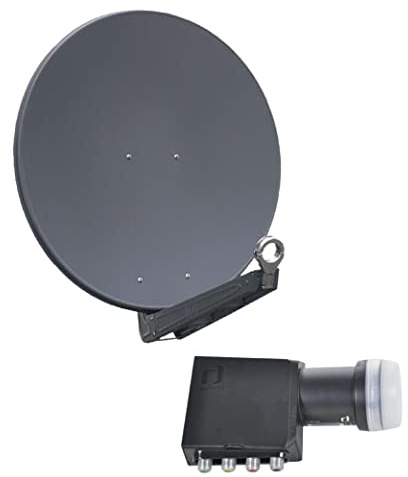 Gibertini OP 85 SE - Alu-Antenne - anthrazit - 4 Teilnehmer