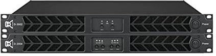 CVR Pro Audio D-1004 Series Professional DJ Power Amplifier 2890 Watts x 4 Channel 2 Ohm Stereo