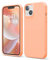 elago Liquid Silicone Case Compatible with iPhone 14 Case (6.1), Premium Silicone, Full Body Protection - 3 Layer Shockproof Phone Cover, Anti-Scratch Soft Microfiber Lining (Salmon)