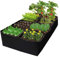 Huerto Urbano Terraza, 180 x 90 x 30 Cm, 8 Bancales para Huerto No Tejida para Plantas, Grandes Macetas, Bolsa de Cultivo de Tela Reutilizable, Macetero Bolsa para Tomates, Flores, Jardinera Exterior