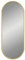 vidaXL Wandspiegel Flurspiegel Spiegel Badspiegel Hängespiegel Dekospiegel Schminkspiegel Badezimmer Garderobe Flur Golden 50x20cm Oval