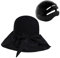 Baoblaze Fahrradhelm-Kappe, Surf-Eimer-Hut, Sicherheit, Radfahrer-Helm, Sonnenschutz, moderner Helm für Erwachsene, Hut-Typ-Helm für den Alltag, Schwarz