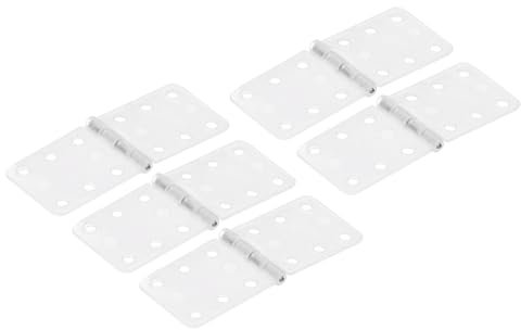 sourcing map Lot de 5 charnières réglables de 1,1 x 2,8 cm pour modèles d'avion RC