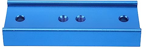 Dovetail Mount Plate, Telescope Dovetail Plate Dovetail Mounting Plate with Screw Aluminum Alloy for Equatorial Telescope Theodolite Tripod (Blue)