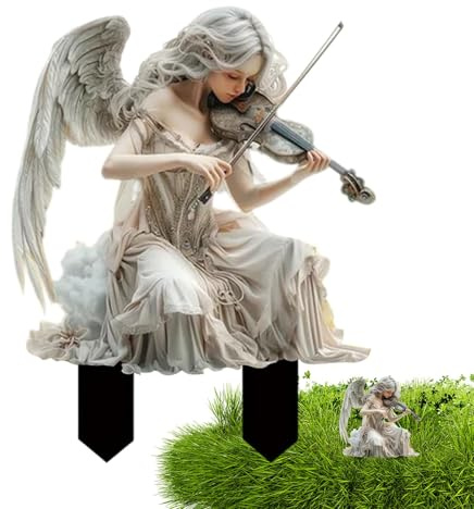 Fee Statue Gartendeko Ornament Miniatur Feen Figuren Blumentopf Pfähle Aus Acryl, Elfen Gartenfiguren Blumentopf Dekoration Für Drinnen Und Draußen, Dekorative Gartenkunst