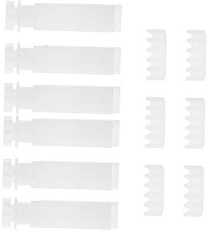Alipis Ersatz-jalousieschaft Aus Pvc-material für Vertikaljalousien 6er-pack Reparaturset
