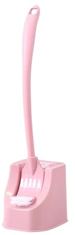 FytStycale Brosse de Toilette avec Support, Brosse de Nettoyage de Toilette, Brosse de Salle de Bain Domestique, Rose