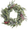 AYCDL Weihnachtskranz, Weihnachtsblumenring, Rattan-Weihnachtskranz, Beeren-Heim-Wohnzimmer-Schaufenster-Dekorationskranz für Halloween, Ostern, Neujahr, Heiligabend