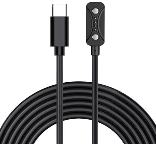 Ermorgen Câble de charge de 1 m compatible avec Polar Vantage M3, Polar Vantage V3, Polar Ignite 3, Polar Grit X2 Pro, Polar Pacer, Polar Pacer Pro, USB-C vers chargeur magnétique