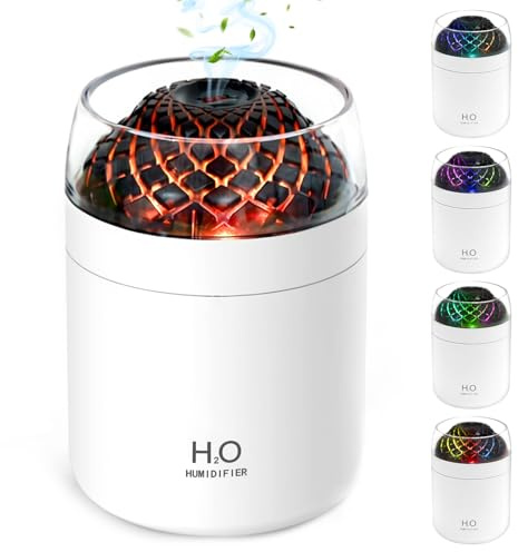 Luftbefeuchter Schlafzimmer LEDSUUEI:【3-in-1 Light Modes】 Ultraschall Aromatherapie Diffusor, 500ml Air Humidifier for Bedroom 2 Timer Einstellung Auto Abschaltung Leiser Raumbefeuchter, Zuhause Büro