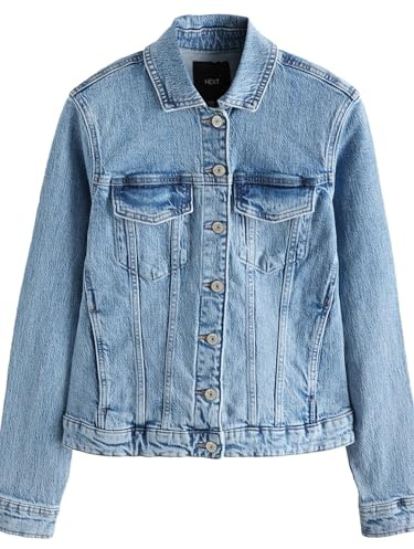 NEXT Damen Standard Figurbetonte Jeansjacke