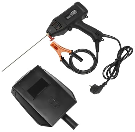 Repomanda Elektroden Schweißgerät, Handgehaltenes Lichtbogen Schweißgerät 220V 3000W, Tragbar mit Werkzeugkoffer, für Heimwerkstatt Garage Metallbau, Einphasig 1.6-3.2mm Elektrode