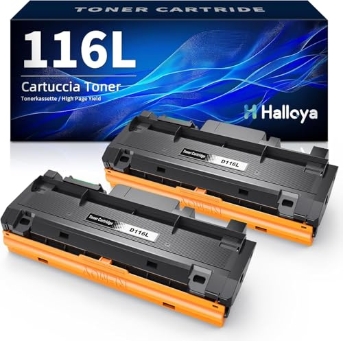 MLT-D116L D116L Toner Kompatible für Samsung Xpress M2675FN (2 Schwarz) | MLT-D116S Kompatible für Samsung Xpress M2885FW M2825ND M2625D M2875FD M2835DW M2875FW M2825DW M2825DW M2825 M2885 M2875