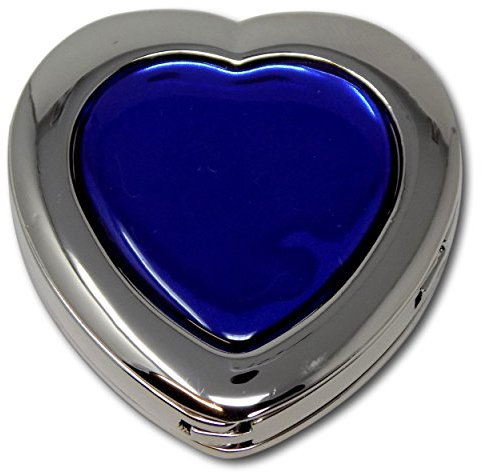 Minder Table Edge Bag Hanger Foldable Heart Shaped Safety Security Hook Holder Accessory (Blue)