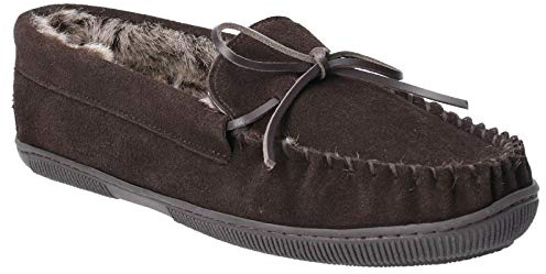 Hush Puppies Herren Ace Flache Hausschuhe, Braun (Chocolate Chocolate), 41 EU