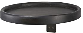 House Doctor Tisch, Tray, Schwarz, h: 5 cm, Dm: 50 cm