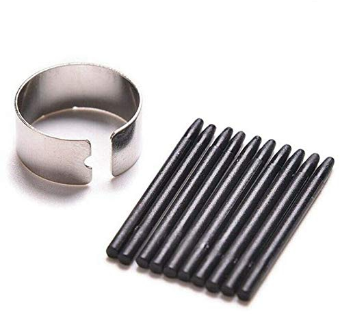 BAAQII 10 Stück Ersatz-Eingabestift für Wacom Intuos 3/4 Bamboo CTE MTE CTL Serie Stylus