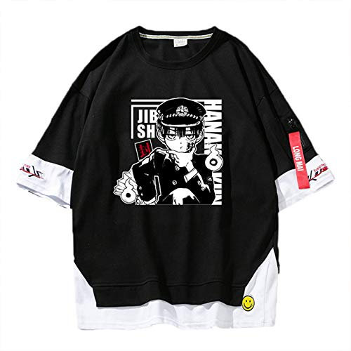 Unisex Toilet-Bound Hanako-kun T-Shirt Fake Zweiteilige Näh-Sweatshirts Yugi Amane Nene Yashiro Cosplay-Sweatshirt