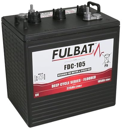 FULBAT BATTERIE DEEP CYCLE FLOODED FULBAT FDC-105 6V 225AH
